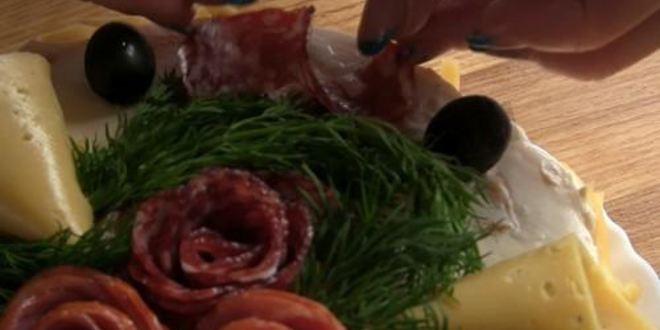 Рецепт закусочного торта наполеон праздничный