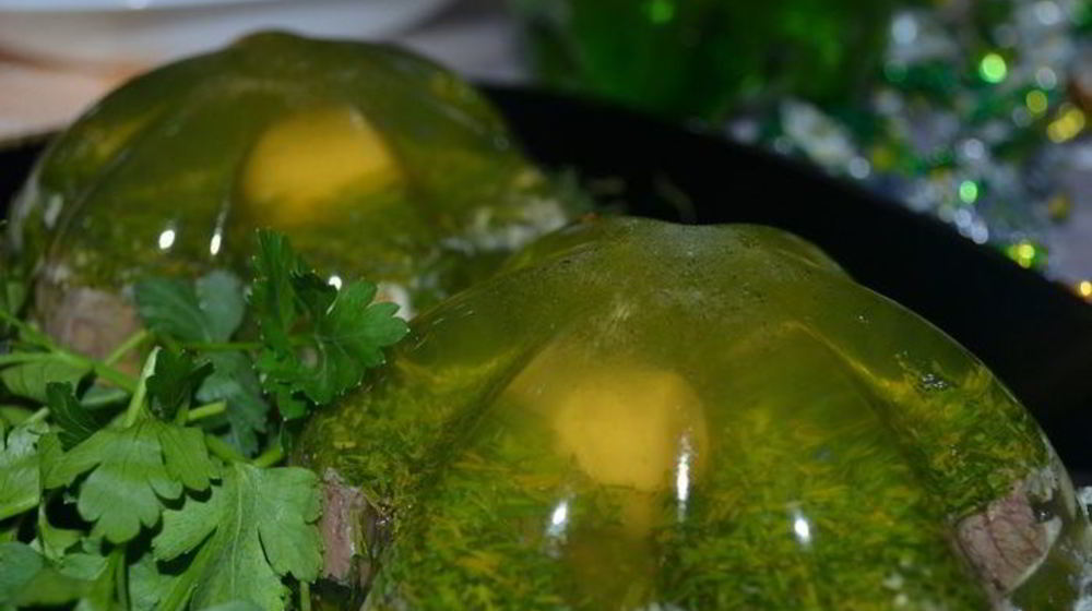 Как приготовить мясное заливное грибы во мху