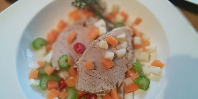 Рецепт телячьего заливного