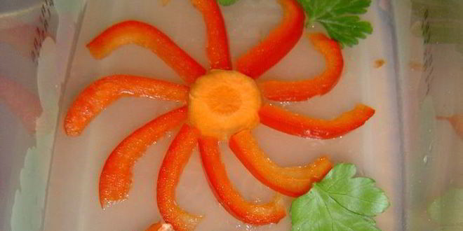 Рецепт заливного фантазии на тему моря