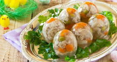 Рецепт Заливного из курицы с овощами