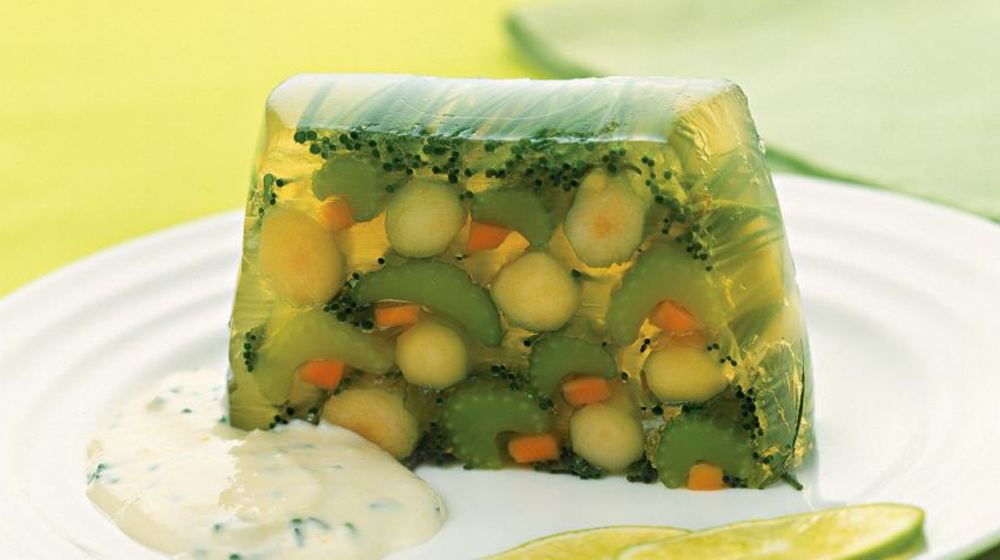 Как приготовить заливное из сельдерея, моркови и спаржи