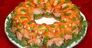 Рецепт Заливного из семги и форели