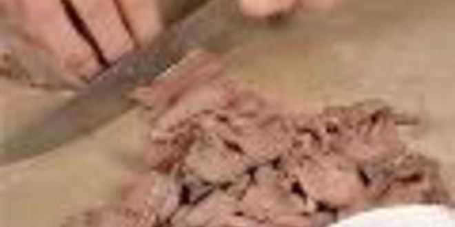 Рецепт заливного из свиного языка с опятами