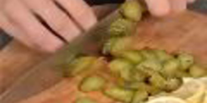 Рецепт заливного из свиного языка с опятами