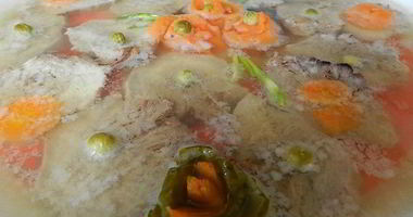 Рецепт Заливного из свиного языка с желатином