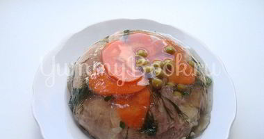 Рецепт Заливного из языка