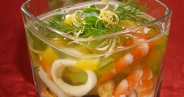 Рецепт Заливного Морского дна