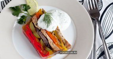 Рецепт Заливного — террина из запеченных овощей