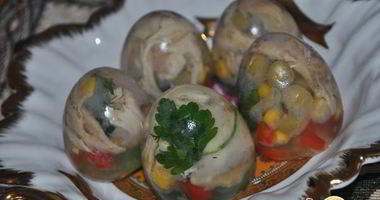 Рецепт Заливного в яйце