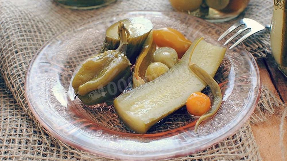 Как приготовить зеленые помидоры с огурцами пальчики оближешь на зиму
