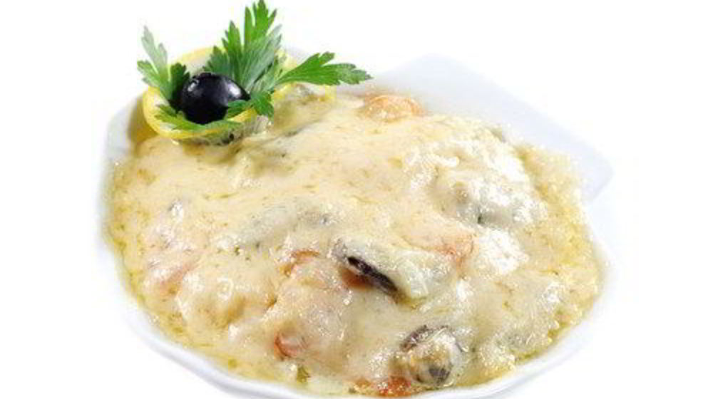 Как приготовить морского жюльена из креветок и мидий