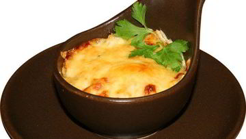 Рецепт Нежного куриного жюльена с грибами и сыром