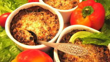 Рецепт Жульена печеночного с грибами под сыром Джюгас