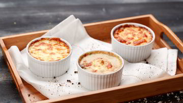 Рецепт Жульена с баклажанами