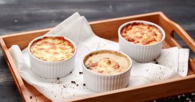 Рецепт Жульена с баклажанами