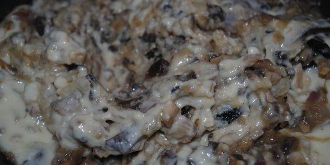 Рецепт жульена с копченой индейкой