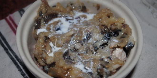 Рецепт жульена с копченой индейкой