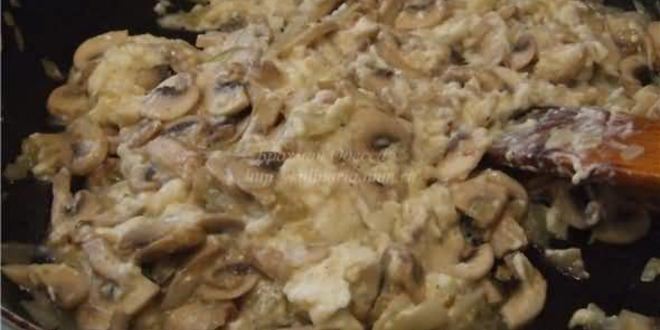 Рецепт жульена с мидиями и креветками