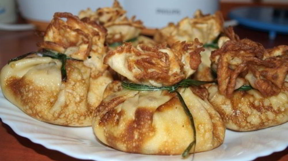 Как приготовить жульена в блинных мешочках