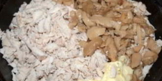 Рецепт жульена в блинных мешочках