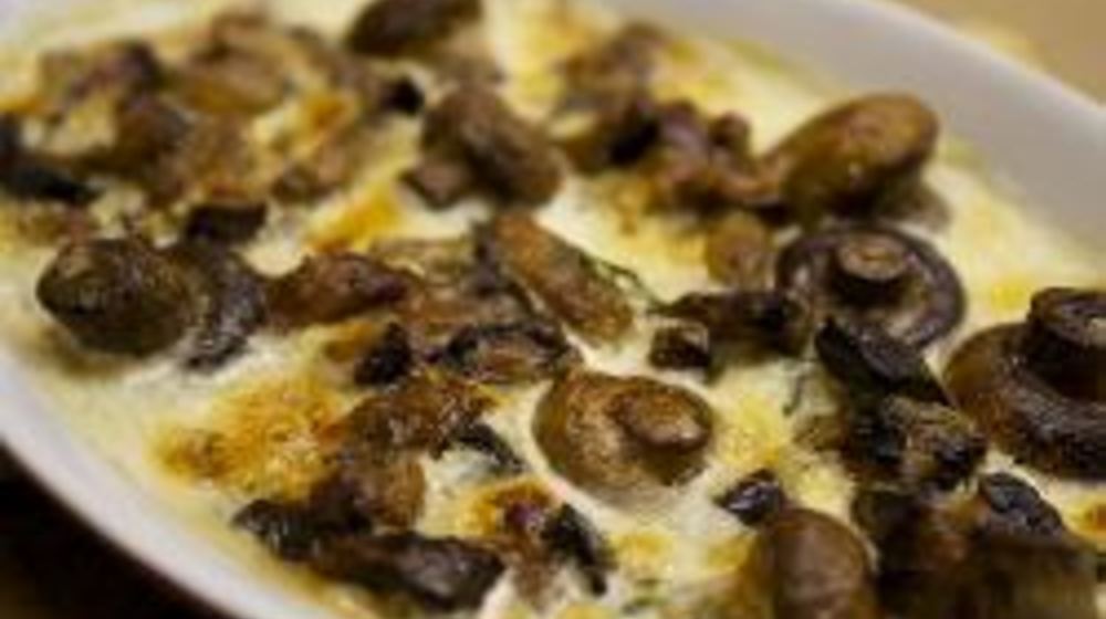 Как приготовить жюльена из грибов и баклажан