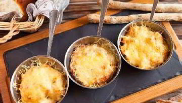 Рецепт Жюльена с креветками и кукурузой